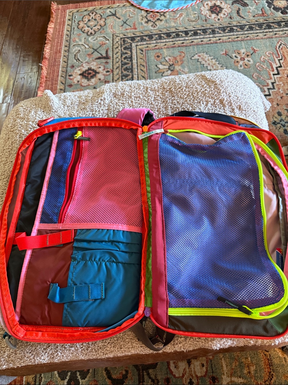 Cotopaxi Tasra 16L Backpack Del Dia Multicolor Travel Daypack - Picture 5 of 5